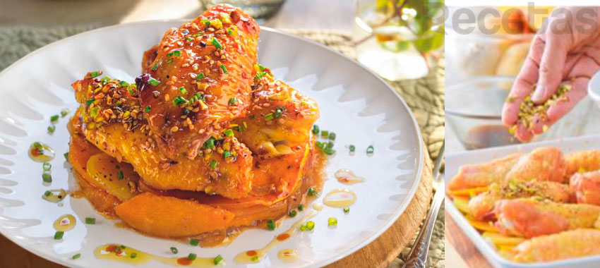 Alitas laqueadas